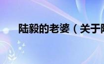 陆毅的老婆（关于陆毅的老婆的介绍）