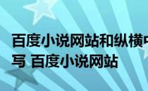 百度小说网站和纵横中文网网站对比分析怎么写 百度小说网站