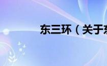 东三环（关于东三环的介绍）