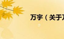 万宇（关于万宇的介绍）