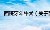 西班牙斗牛犬（关于西班牙斗牛犬的介绍）