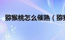 猕猴桃怎么催熟（猕猴桃怎么一直是硬的）