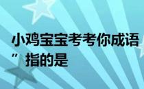 小鸡宝宝考考你成语“纨绔子弟”中的“纨绔”指的是