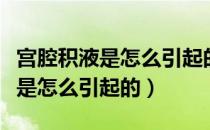 宫腔积液是怎么引起的有什么危害（宫腔积液是怎么引起的）