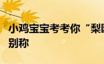 小鸡宝宝考考你“梨园”是对我国哪个行业的别称