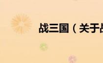 战三国（关于战三国的介绍）