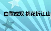 白鹭成双 桃花折江山 桃花折江山白鹭成双