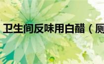 卫生间反味用白醋（厕所反味特别严重用醋）