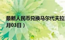 最新人民币兑换马尔代夫拉菲亚汇率汇价查询（2023年07月03日）