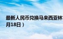 最新人民币兑换马来西亚林吉特汇率汇价查询（2023年07月18日）