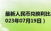 最新人民币兑换利比里亚元汇率汇价查询（2023年07月19日）