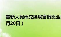 最新人民币兑换埃塞俄比亚比尔汇率汇价查询（2023年07月20日）