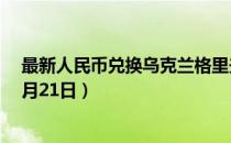 最新人民币兑换乌克兰格里夫纳汇率汇价查询（2023年07月21日）