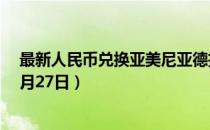 最新人民币兑换亚美尼亚德拉姆汇率汇价查询（2023年07月27日）