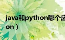 java和python哪个应用领域广（java和python）