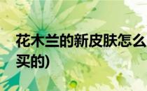 花木兰的新皮肤怎么买(花木兰的新皮肤怎么买的)