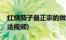 红烧茄子最正宗的做法(红烧茄子最正宗的做法视频)
