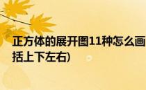 正方体的展开图11种怎么画(正方体的展开图11种怎么画包括上下左右)