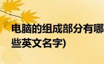 电脑的组成部分有哪些(电脑的组成部分有哪些英文名字)