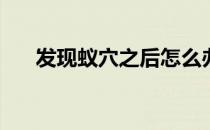 发现蚁穴之后怎么办(怎么能抓到蚁后)