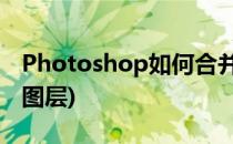 Photoshop如何合并图层(photoshop 合并图层)