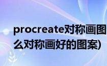 procreate对称画图步骤介绍(procreate怎么对称画好的图案)