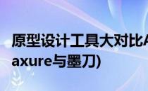 原型设计工具大对比Axure,Invision, 墨刀...(axure与墨刀)