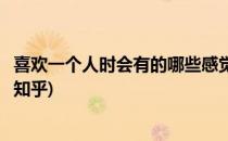 喜欢一个人时会有的哪些感觉(喜欢一个人时会有的哪些感觉知乎)