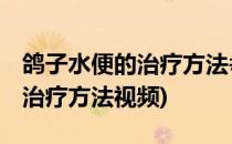 鸽子水便的治疗方法#校园分享#(鸽子水便的治疗方法视频)