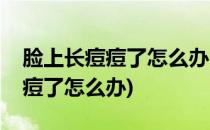 脸上长痘痘了怎么办(十四岁小女孩脸上长痘痘了怎么办)