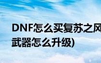 DNF怎么买复苏之风武器(dnf泰拉复苏之风武器怎么升级)