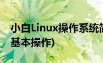 小白Linux操作系统简单介绍(了解linux系统基本操作)