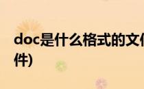 doc是什么格式的文件(docx是什么格式的文件)