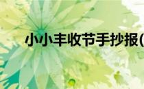 小小丰收节手抄报(小学丰收节手抄报)