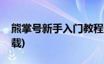 熊掌号新手入门教程(熊掌号新手入门教程下载)