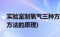 实验室制氧气三种方法(实验室制取氧气三种方法的原理)
