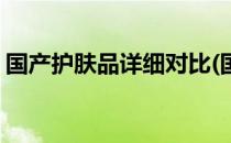 国产护肤品详细对比(国产护肤品详细对比表)