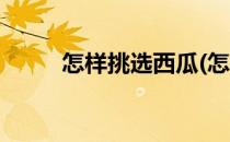 怎样挑选西瓜(怎样挑选西瓜最甜)