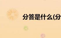 分答是什么(分答是什么软件)