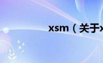 xsm（关于xsm的介绍）