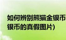 如何辨别熊猫金银币的真假(如何辨别熊猫金银币的真假图片)