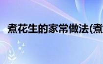 煮花生的家常做法(煮花生的家常做法大全)