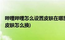 哔哩哔哩怎么设置皮肤在哪里设置B站空间皮肤(哔哩哔哩的皮肤怎么换)
