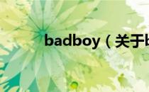 badboy（关于badboy的介绍）
