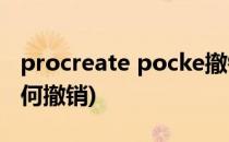 procreate pocke撤销重做方法(procrate如何撤销)