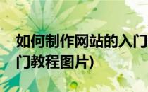 如何制作网站的入门教程(如何制作网站的入门教程图片)