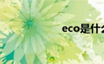 eco是什么意思 ec