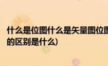 什么是位图什么是矢量图位图和矢量图的区别(位图与矢量图的区别是什么)