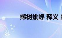 撼树蚍蜉 释义 蚍蜉撼树的意思