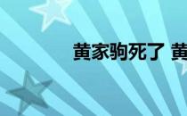黄家驹死了 黄家驹怎么死的